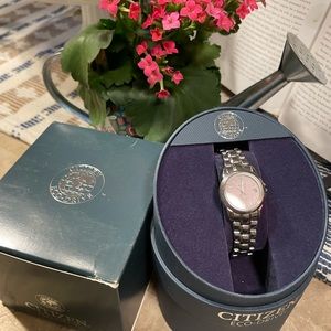 Citizen eco drive breast cancer awareness timepiece